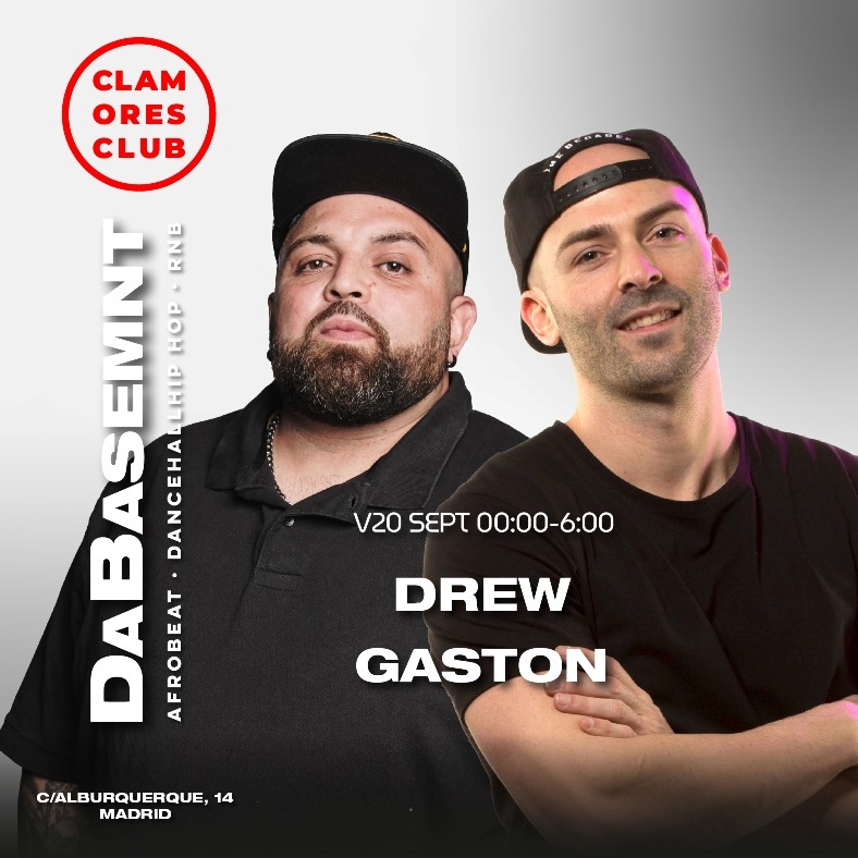 Fotografía promocional de DaBasemnt (Afrobeat, Dancehall, Hip hop, Rnb) Drew & Gastón