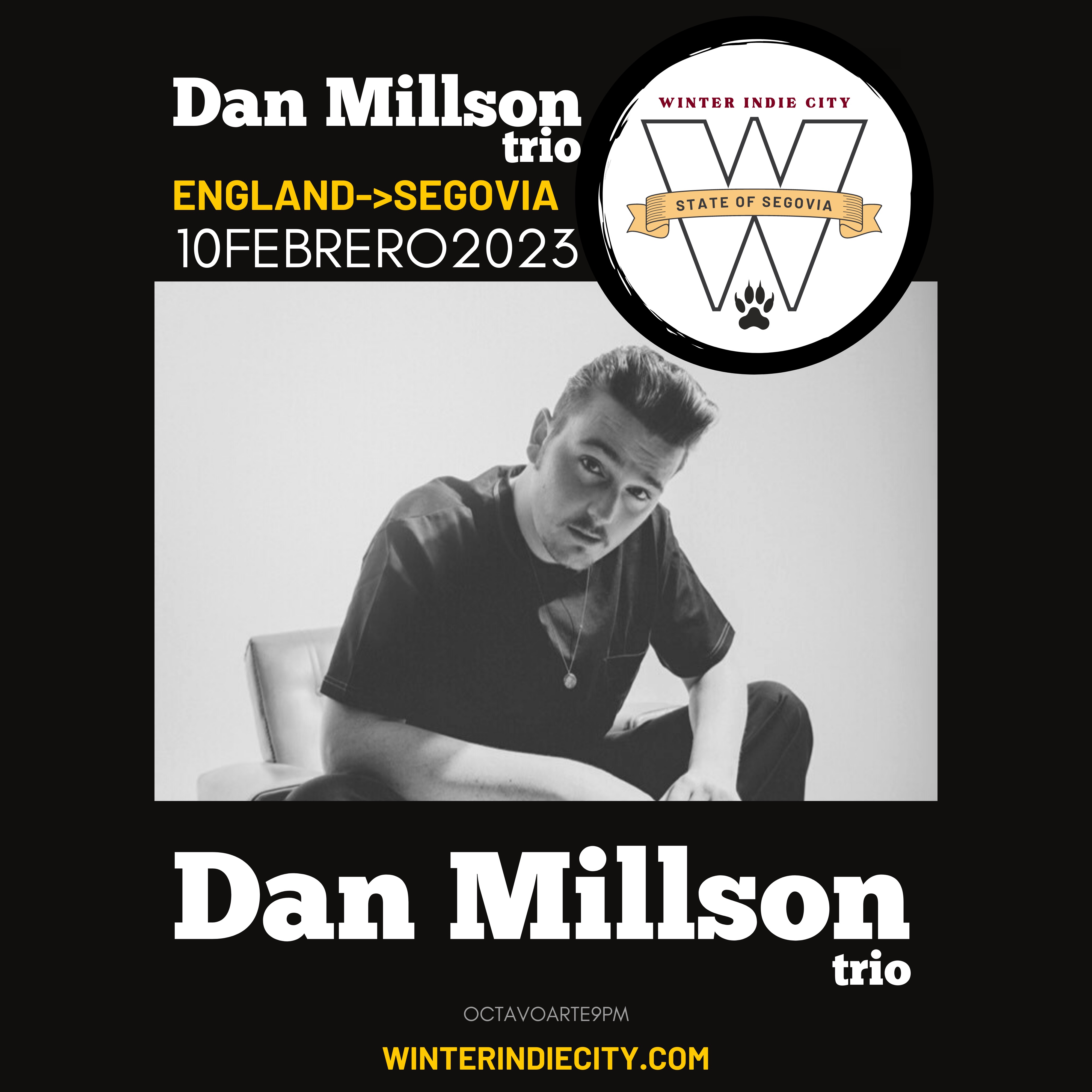 Fotografía promocional de DAN MILLSON WIC SEGOVIA