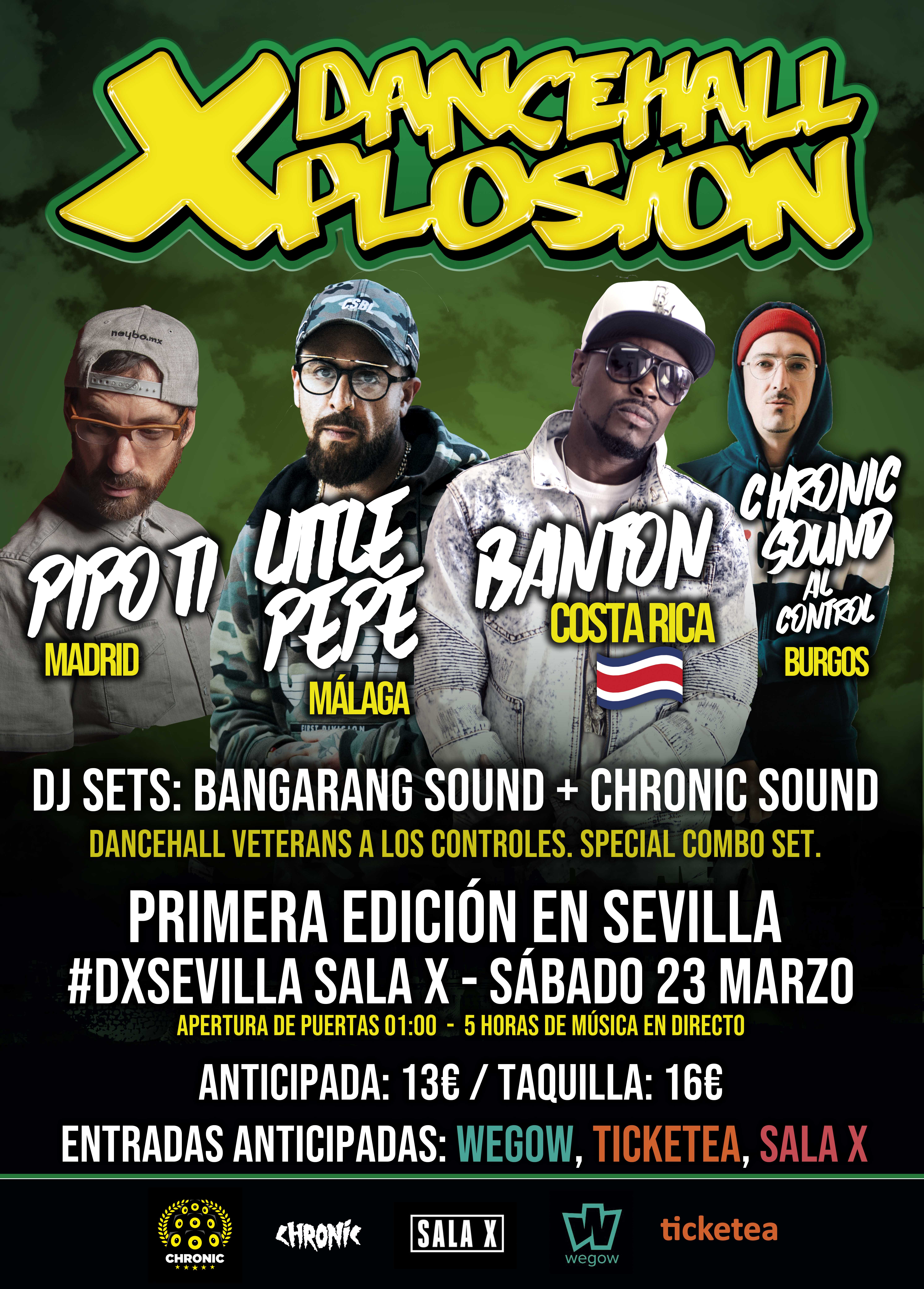 Fotografía promocional de DANCEHALL XPLOSION Sevilla - Sala X