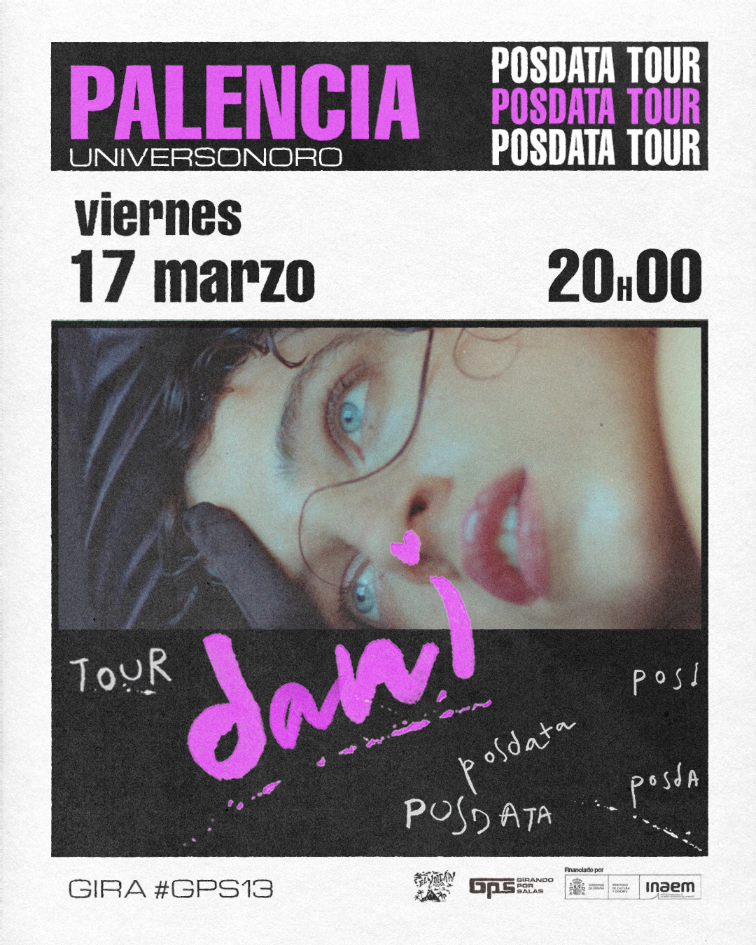 Fotografía promocional de dani en concierto en Palencia - GPS13