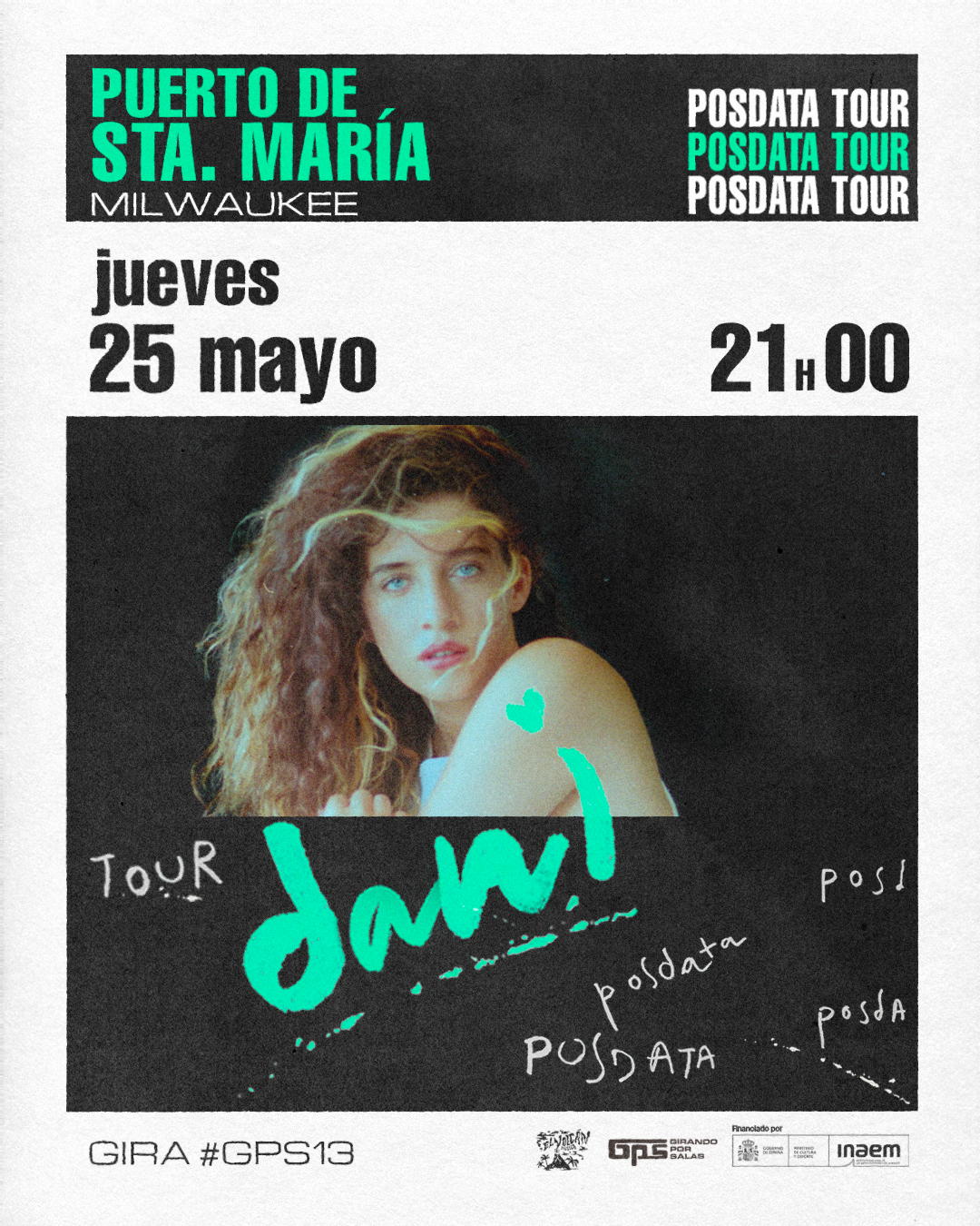 Fotografía promocional de dani en concierto en Puerto de Santa María - GPS13