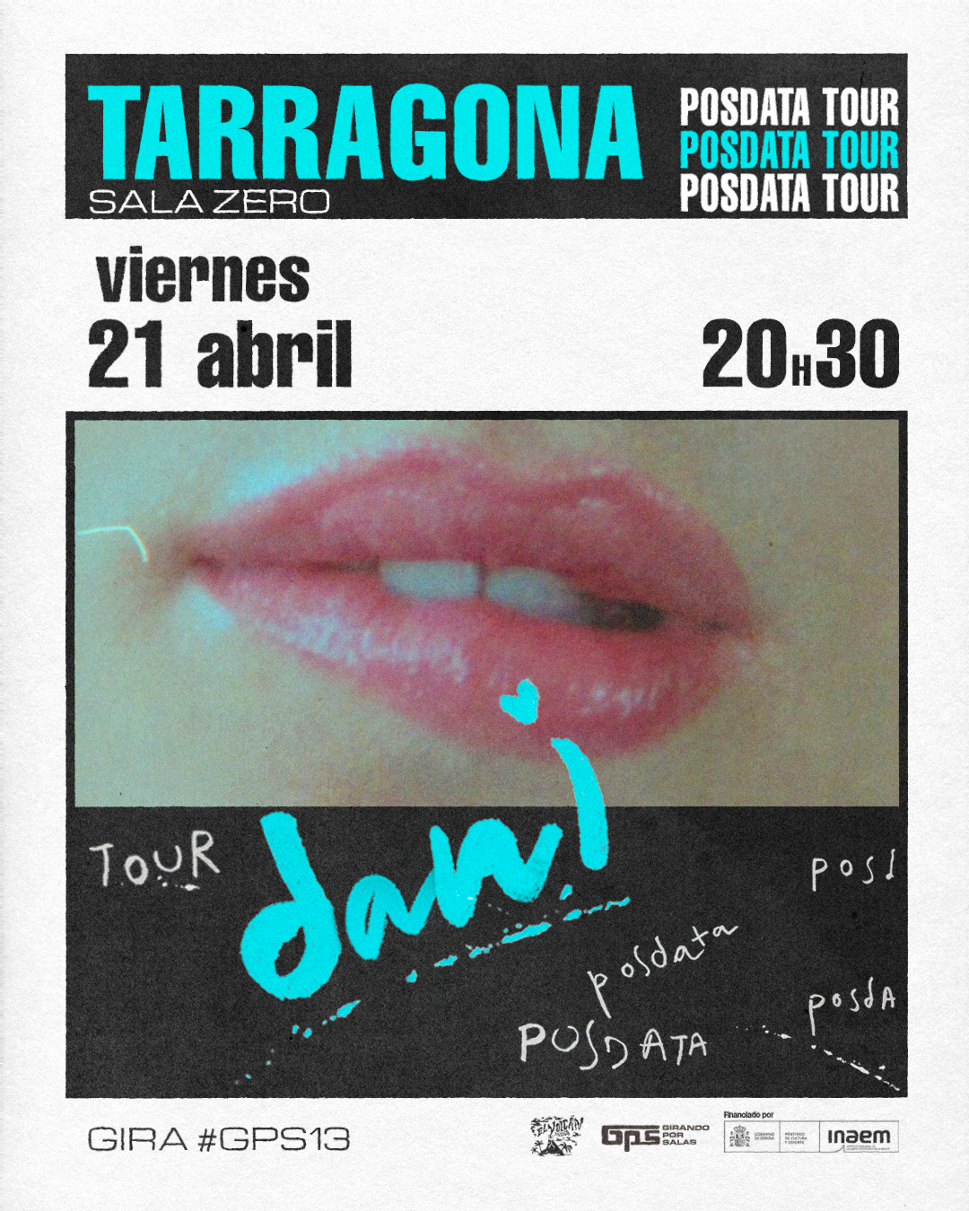 Fotografía promocional de dani en concierto en Tarragona- GPS13