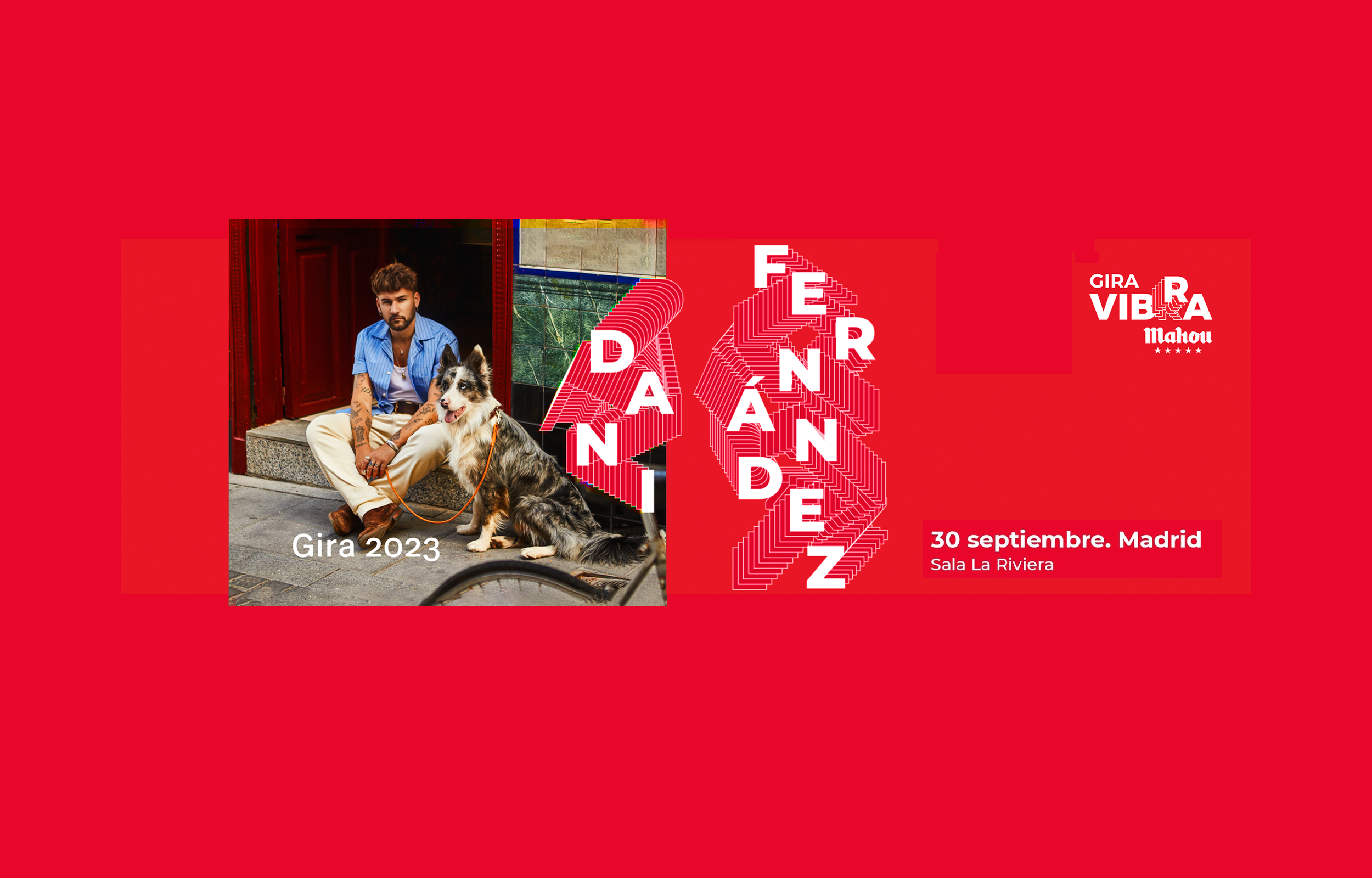 Fotografía promocional de Dani Fernández en Madrid