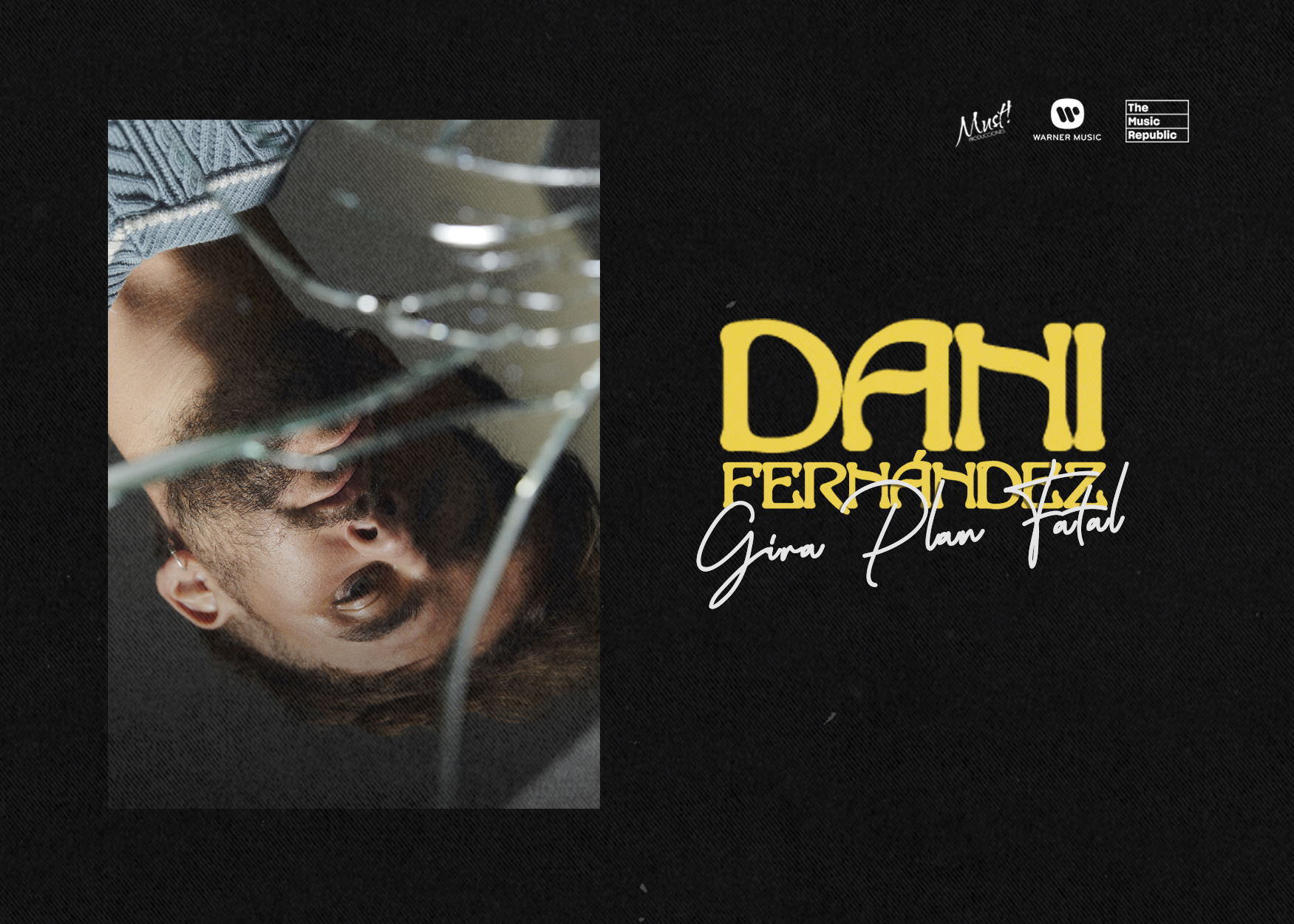 Fotografía promocional de Dani Fernández en Málaga