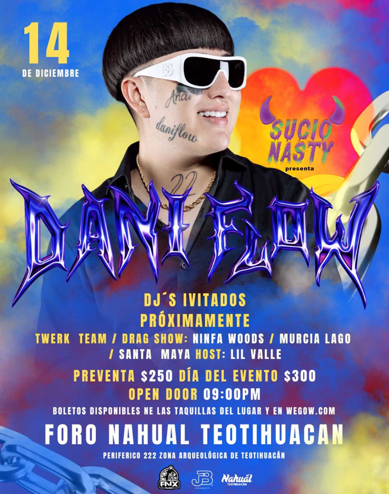 Fotografía promocional de Dani Flow