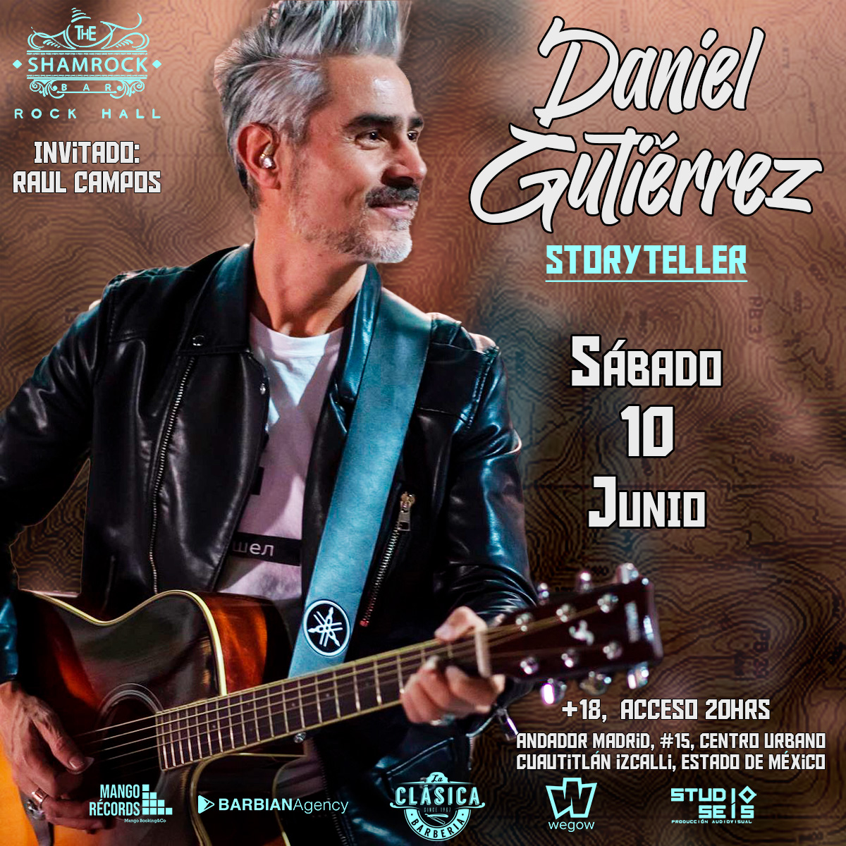 Fotografía promocional de Daniel Gutiérrez en Cuautitlán 2023