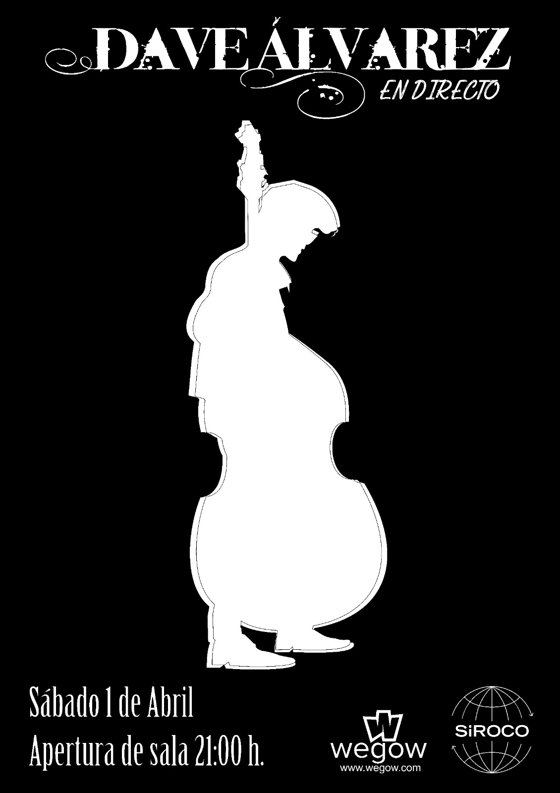 Fotografía promocional de Dave Álvarez en Siroco (Madrid-ESP)