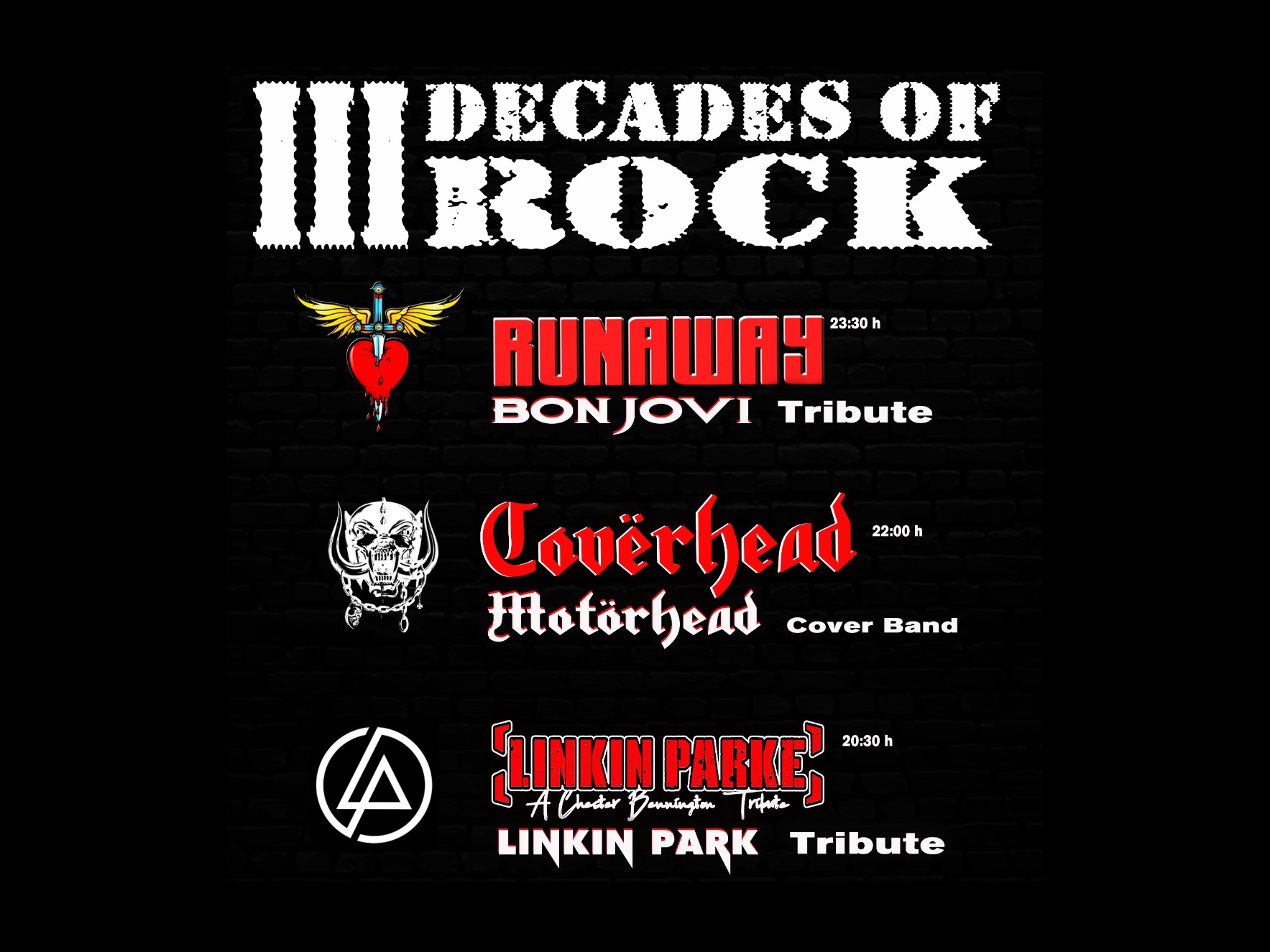 Fotografía promocional de III Decades of Rock en Burgos