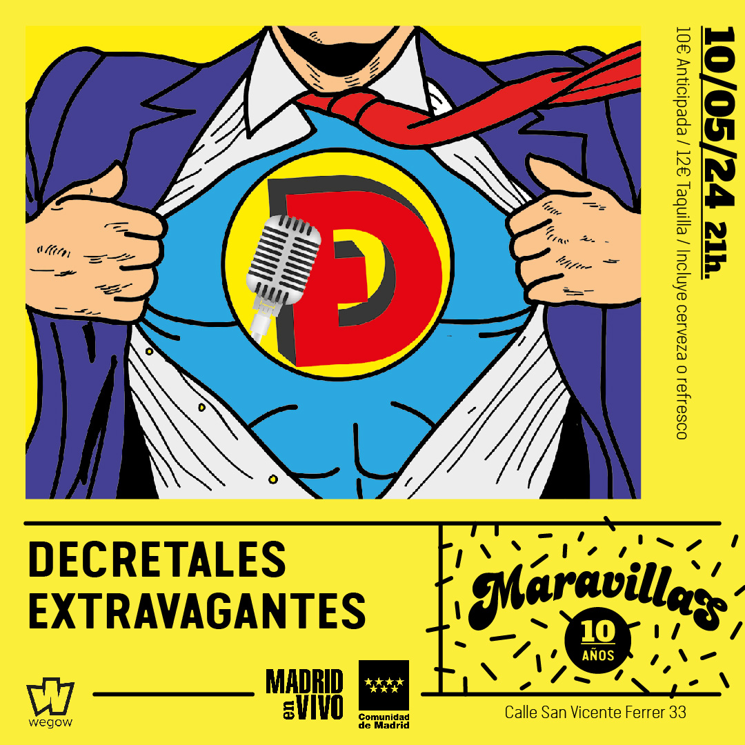 Fotografía promocional de Decretales Extravagantes en Maravillas Club