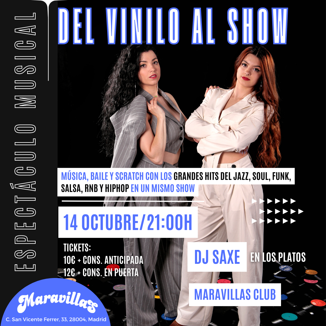 Fotografía promocional de Del Vinilo Al Show en Maravillas Club