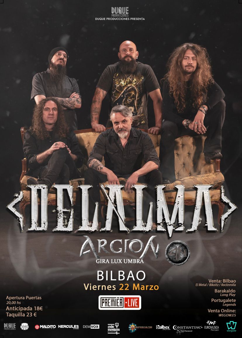 Fotografía promocional de DELALMA + ARGION EN BILBAO
