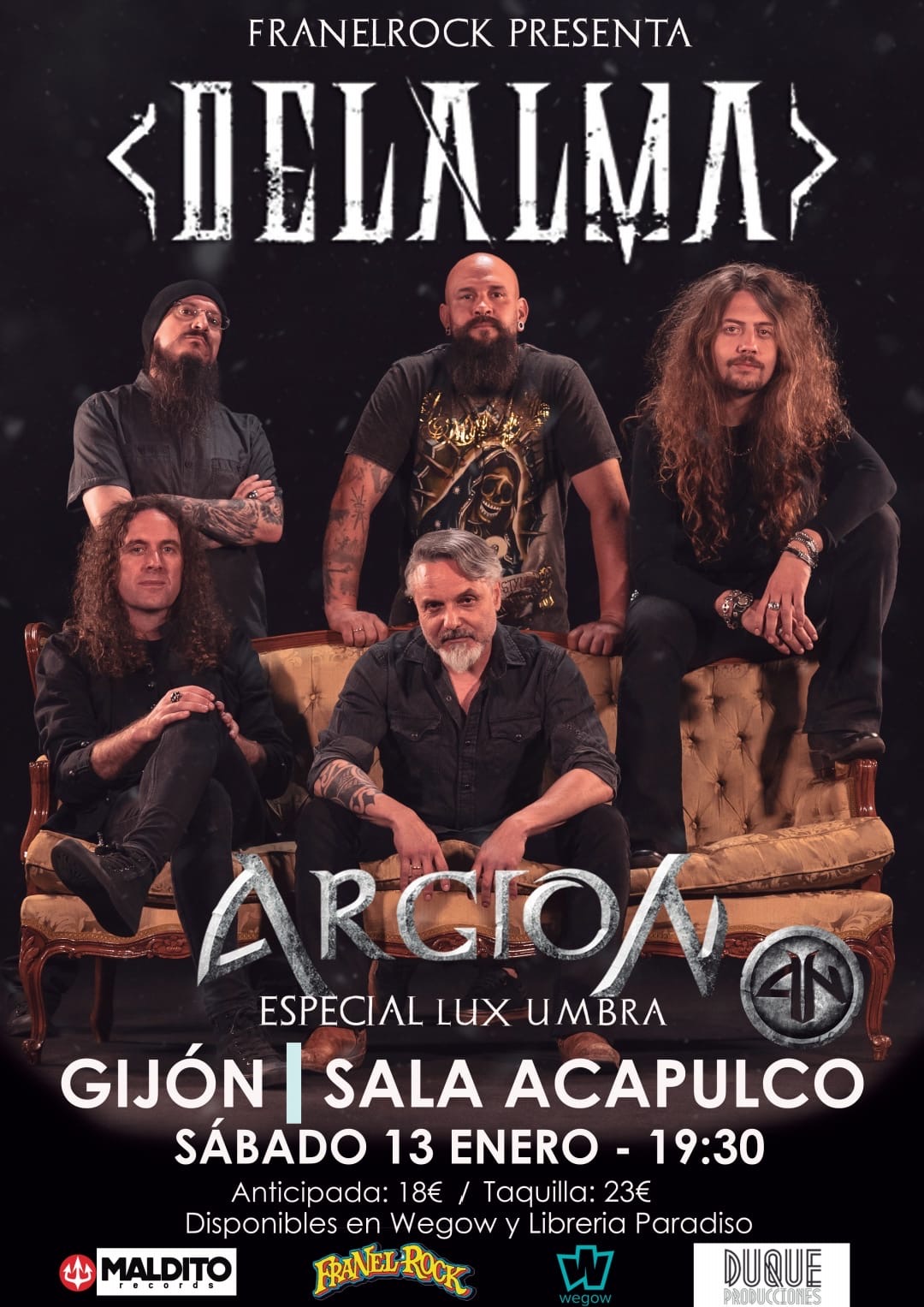 Fotografía promocional de DELALMA en Xixón