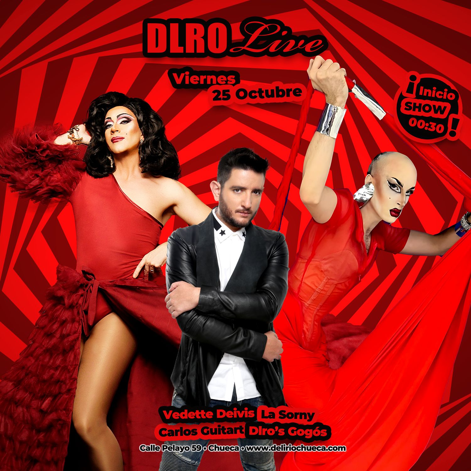 Fotografía promocional de DELIRIO LIVE