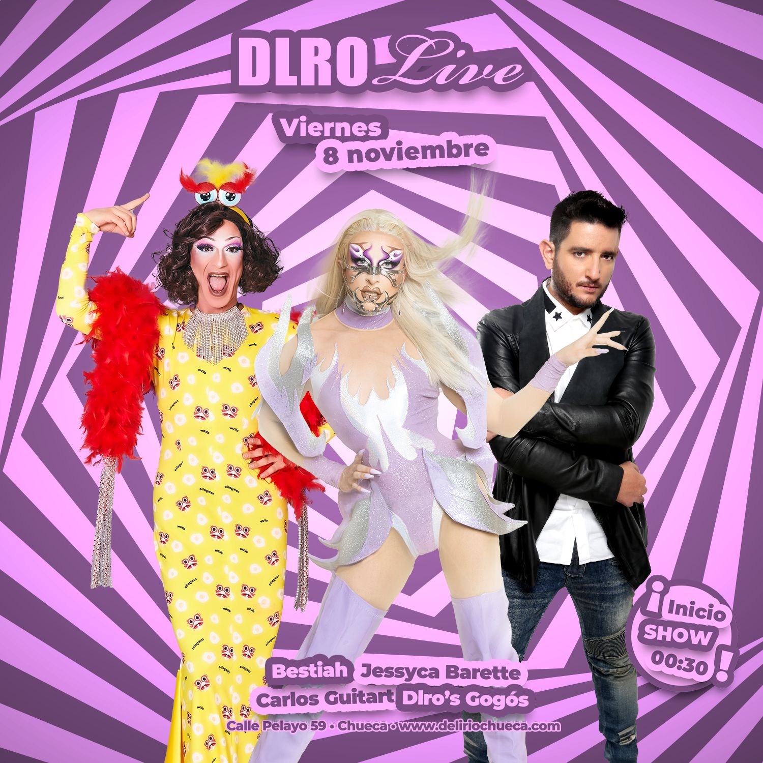 Fotografía promocional de DELIRIO LIVE