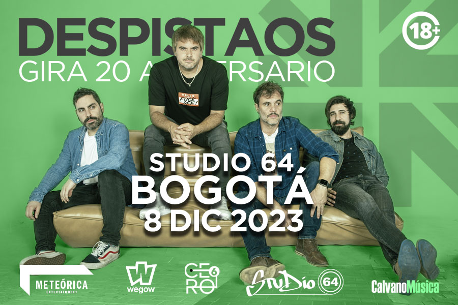 Fotografía promocional de Despistaos en Bogotá