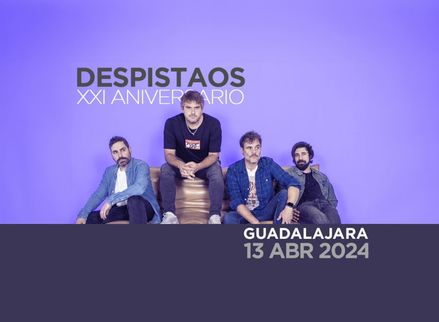 Fotografía promocional de DESPISTAOS en Guadalajara | FIESTA XXI ANIVERSARIO