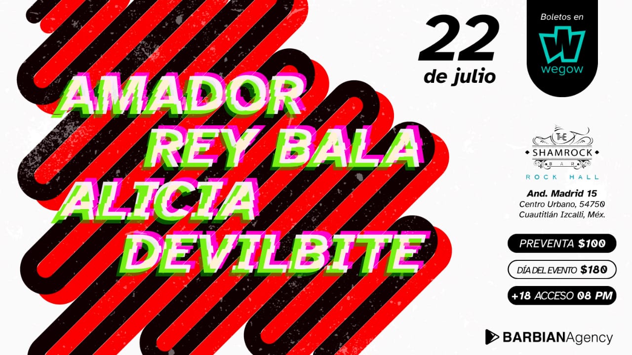 Fotografía promocional de DevilBite en Izcalli