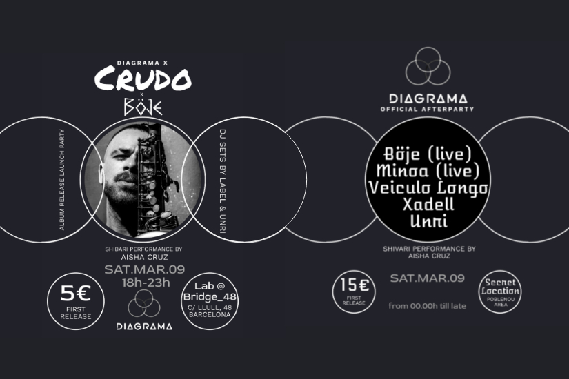 Diagrama x Crudo by Böje en Barcelona