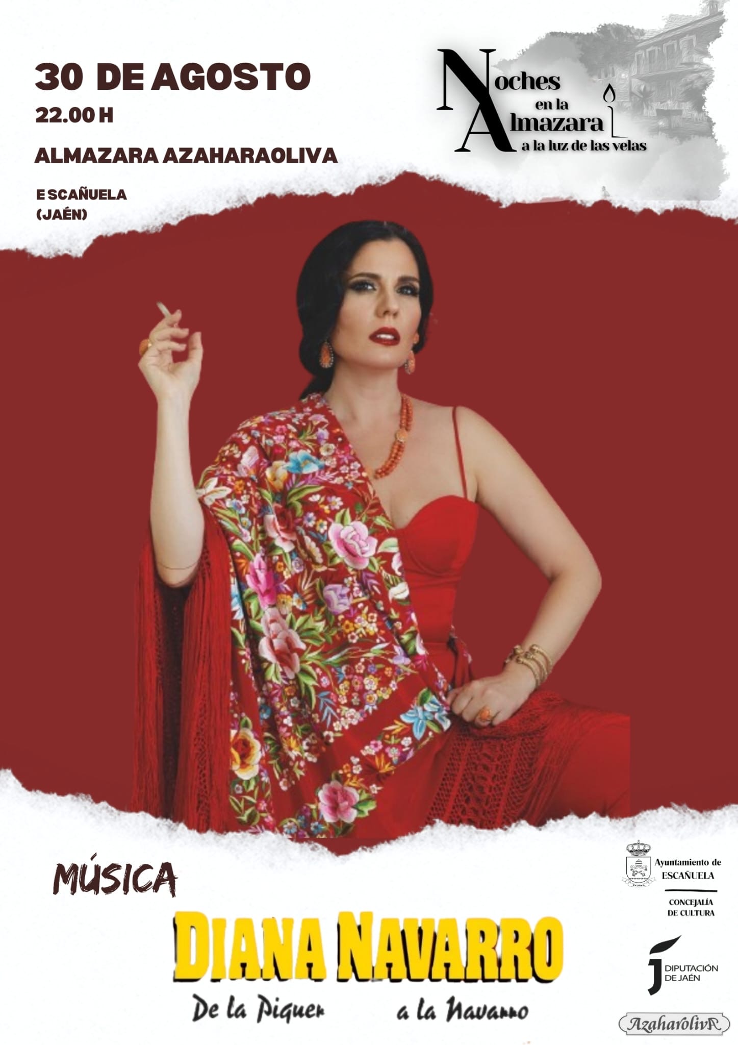 Fotografía promocional de Diana Navarro en Escañuela