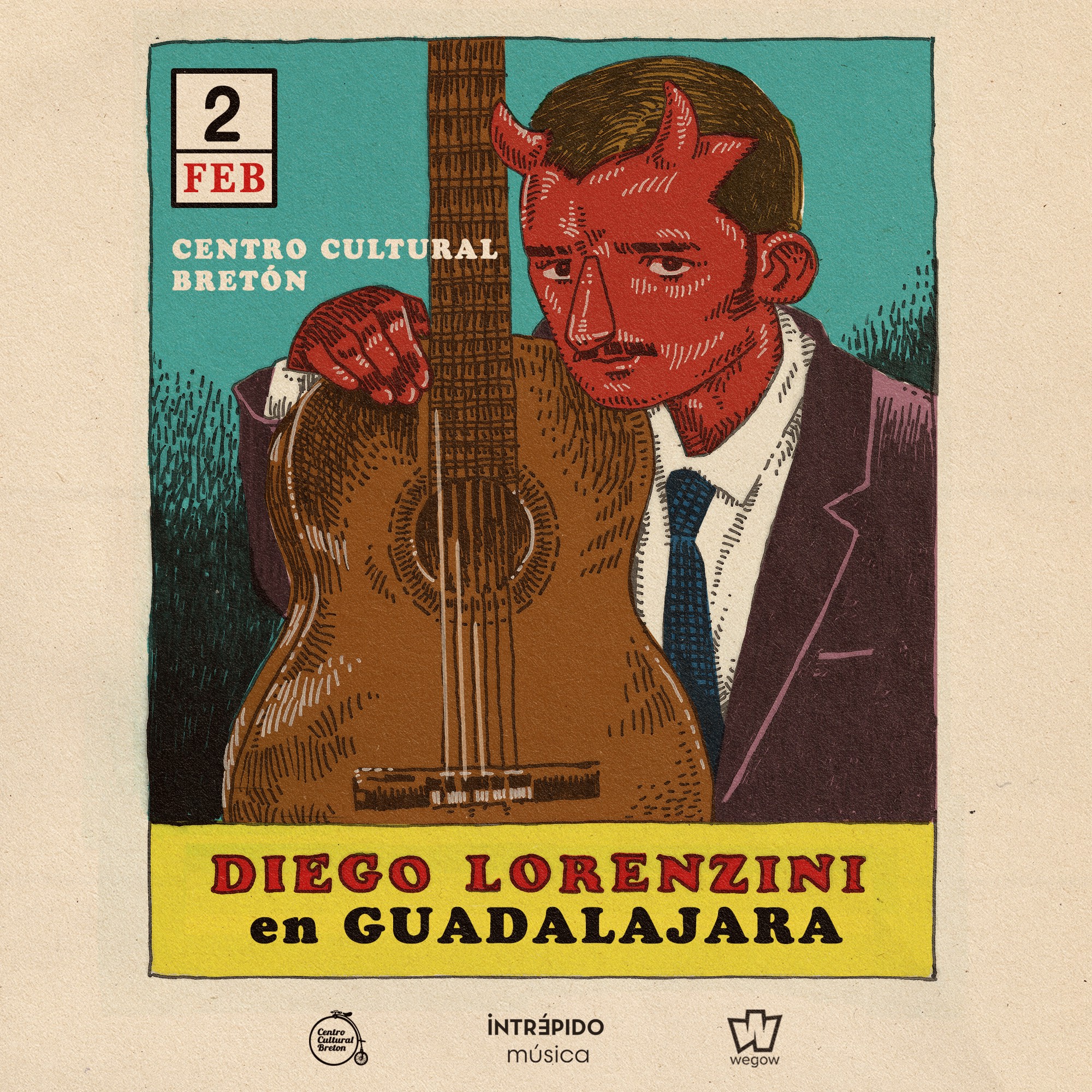 Fotografía promocional de Diego Lorenzini en Guadalajara