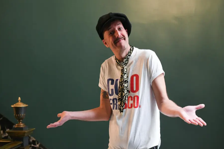 Fotografía promocional de Diego Peña en Sabiñánigo 2025