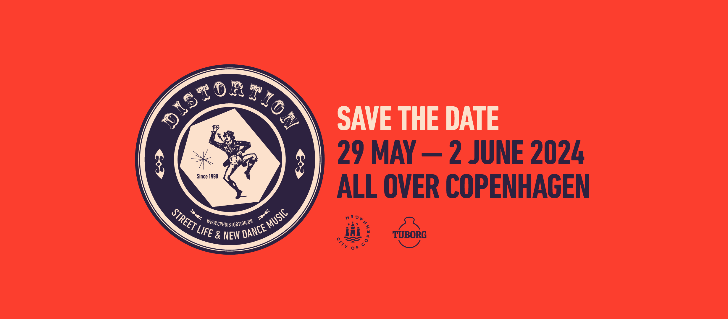 Photographie promotionnelle de Distortion Festival 2024.