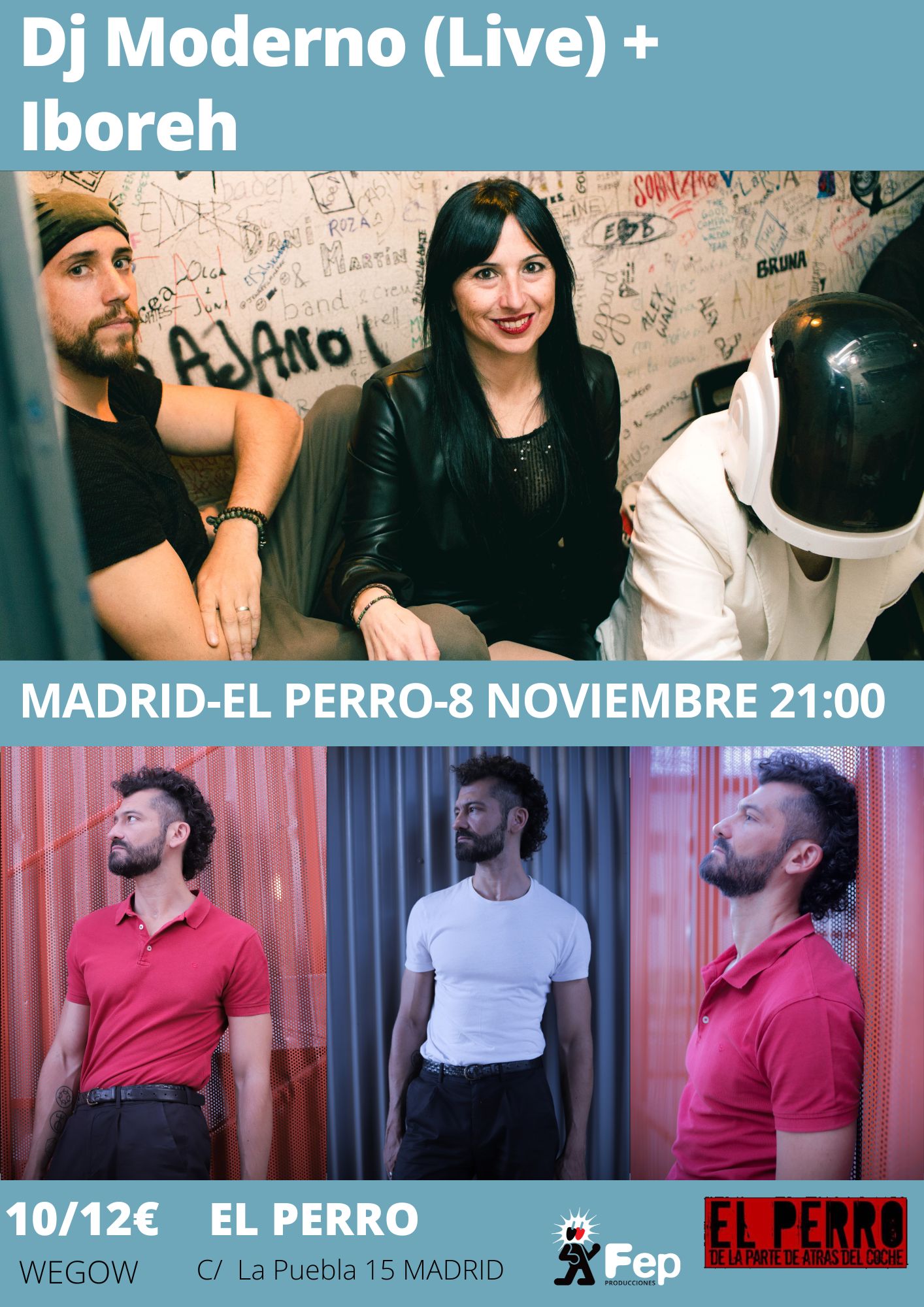 Fotografía promocional de Dj Moderno (Live) + Iboreh Madrid, El Perro