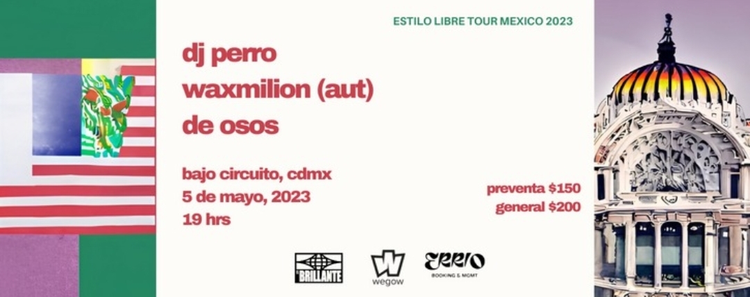 Fotografía promocional de Dj Perro, Waxa y De Osos en Bajo Circuito