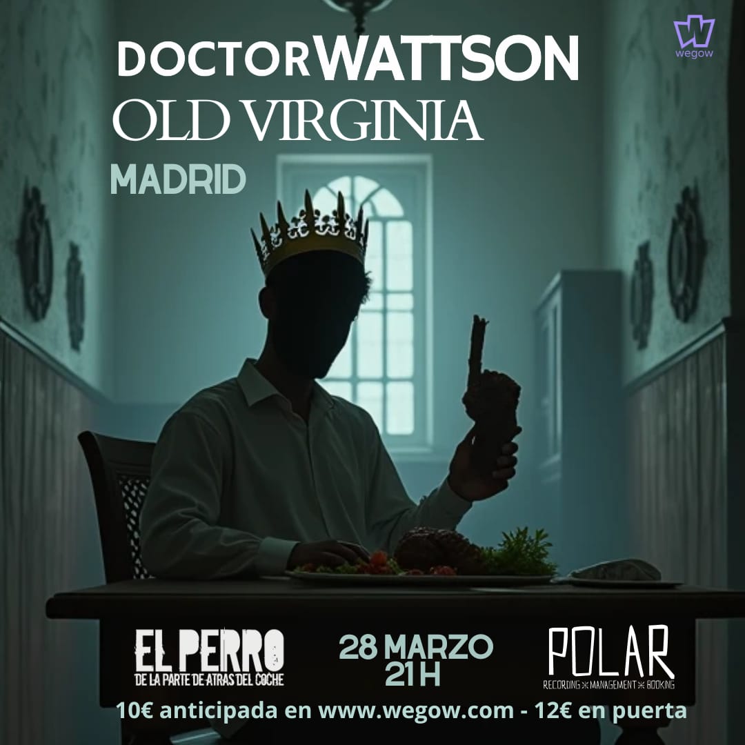 Fotografía promocional de Doctor Wattson con Old Virginia en Madrid