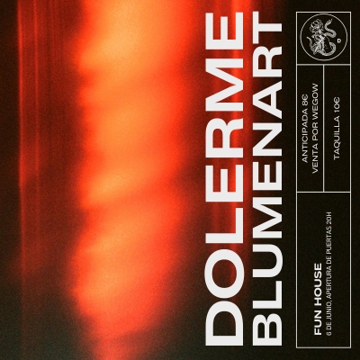 Fotografía promocional de Dolerme + Blumenart en Madrid