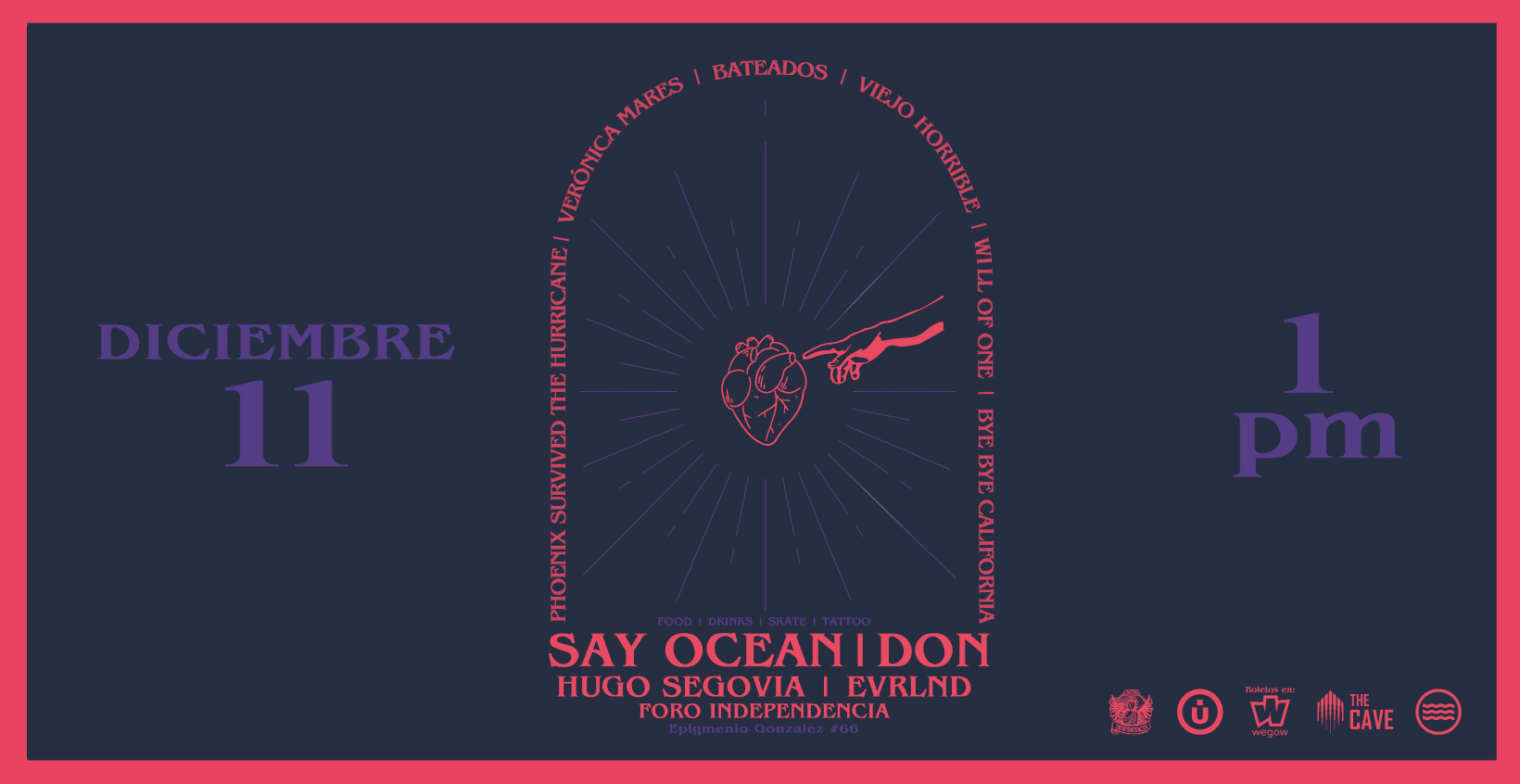 Fotografía promocional de Domingo de Bajón - Say Ocean, DON, Hugo Segovia, EVRLND