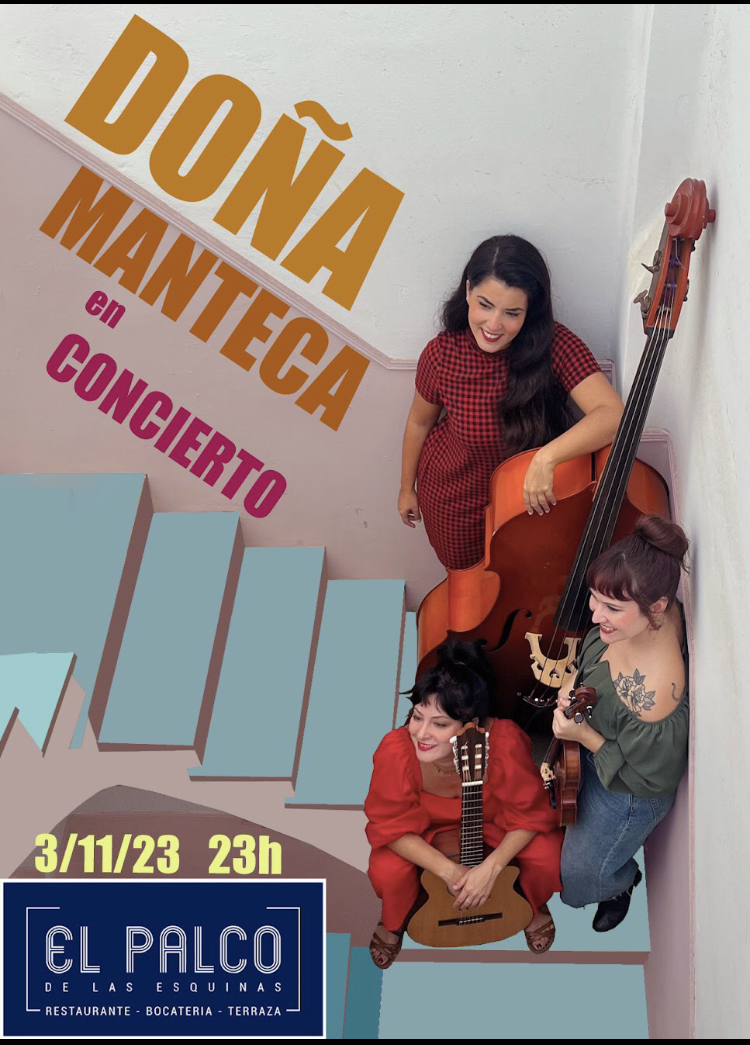 Fotografía promocional de Doña Manteca en concierto