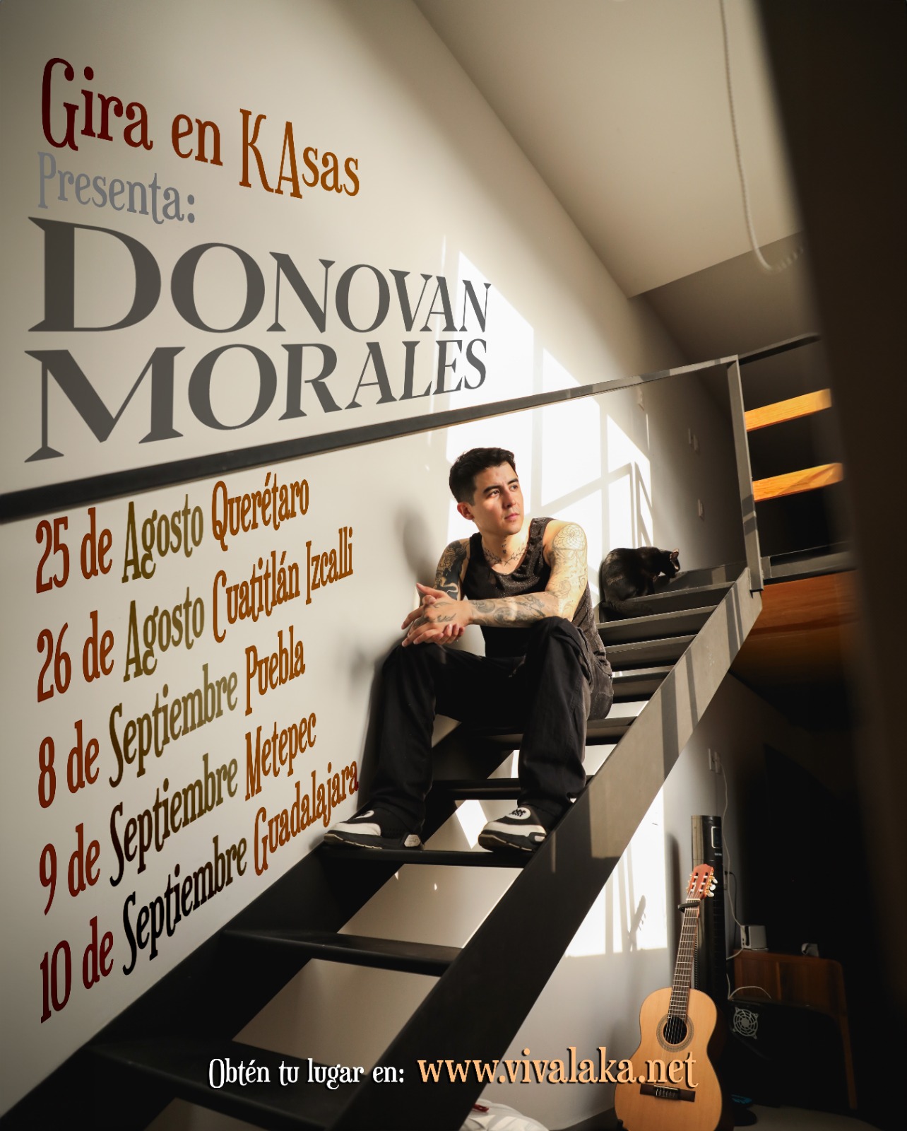 Fotografía promocional de Donovan Gira en KAsas Guadalajara