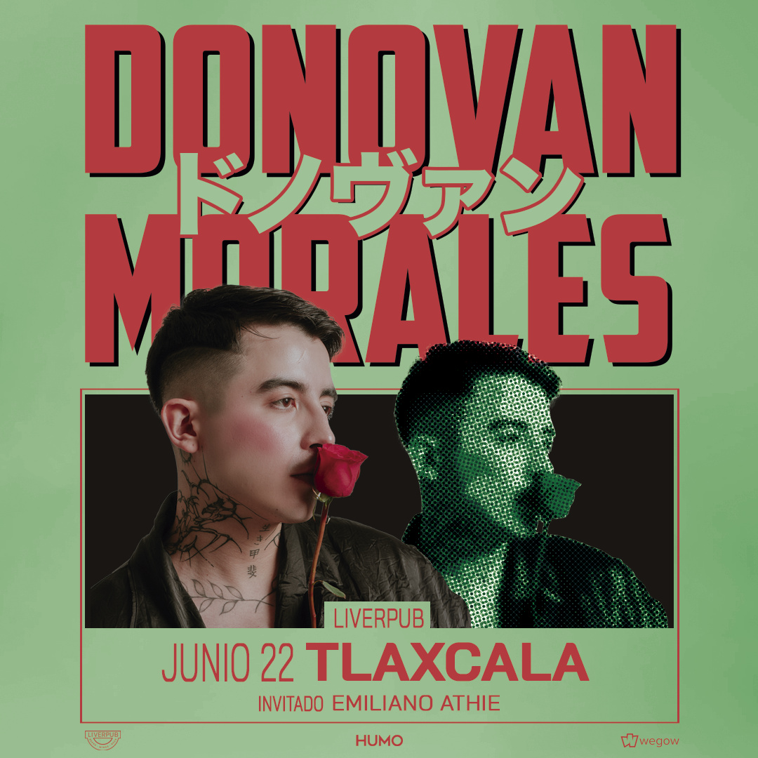Fotografía promocional de Donovan Morales en Tlaxcala