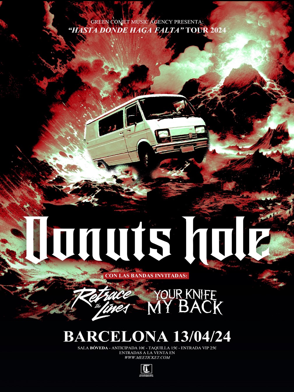 Fotografía promocional de DONUTS HOLE - "HASTA DONDE HAGA FALTA" TOUR 2024 - BARCELONA