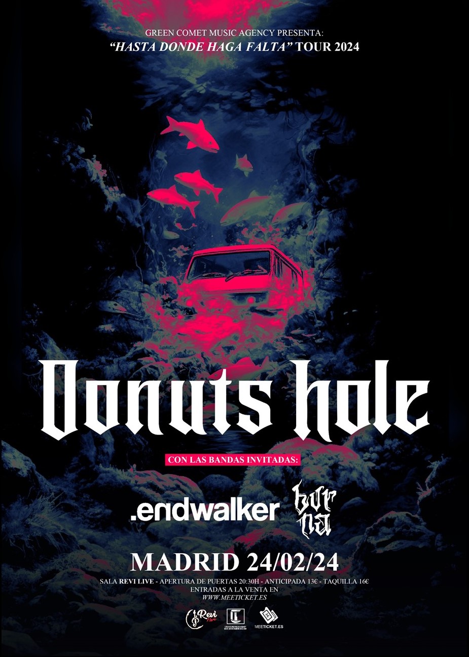 Fotografía promocional de DONUTS HOLE - "HASTA DONDE HAGA FALTA" TOUR 2024 - MADRID