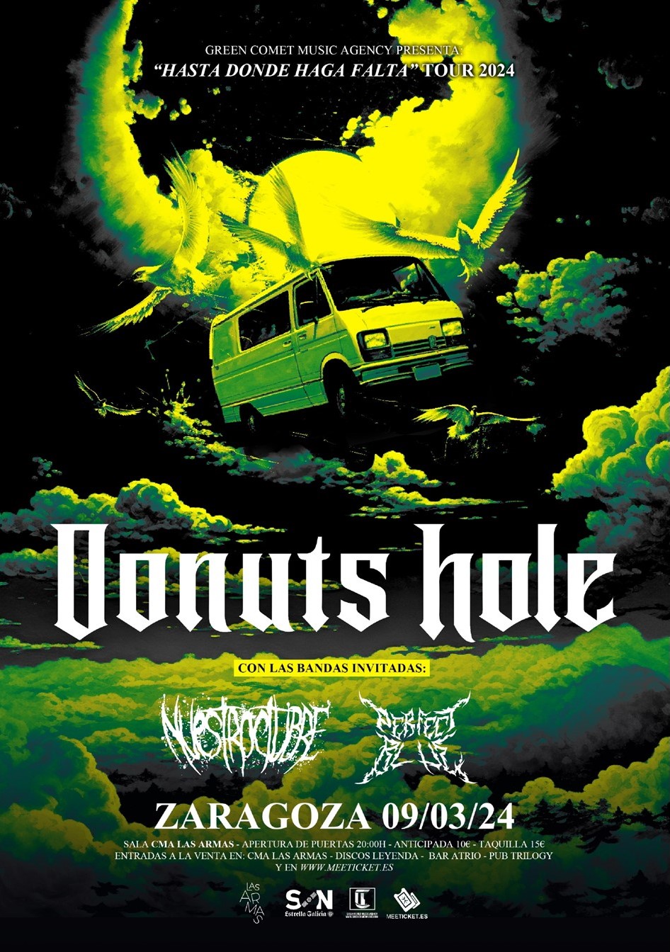 Fotografía promocional de DONUTS HOLE  + NUESTROCTUBRE + PERFECT BLUE - ZARAGOZA