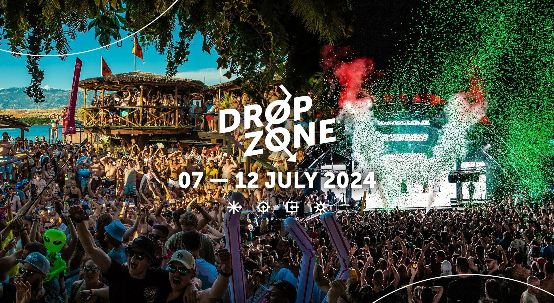 Promotional photograph of DropZone Festival 2024.