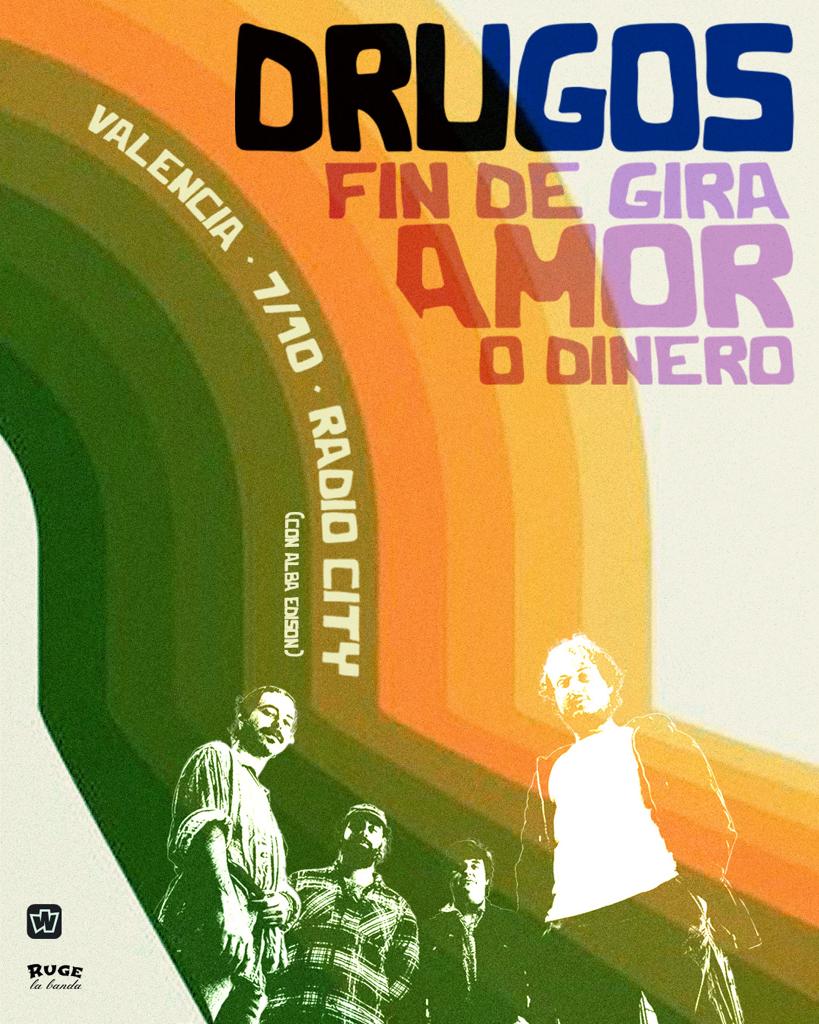 Fotografía promocional de Drugos + Alba Edison - Valencia, Radio City - 7 de octubre