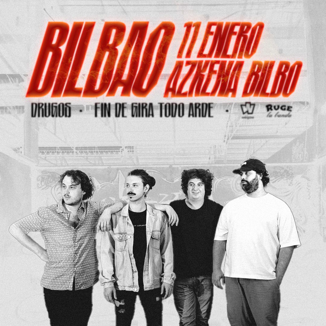 Fotografía promocional de Drugos en Bilbao, 11 enero (Azkena)