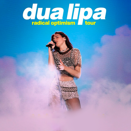 Promotional photograph of Dua Lipa concert in Antwerpen - Second Date.