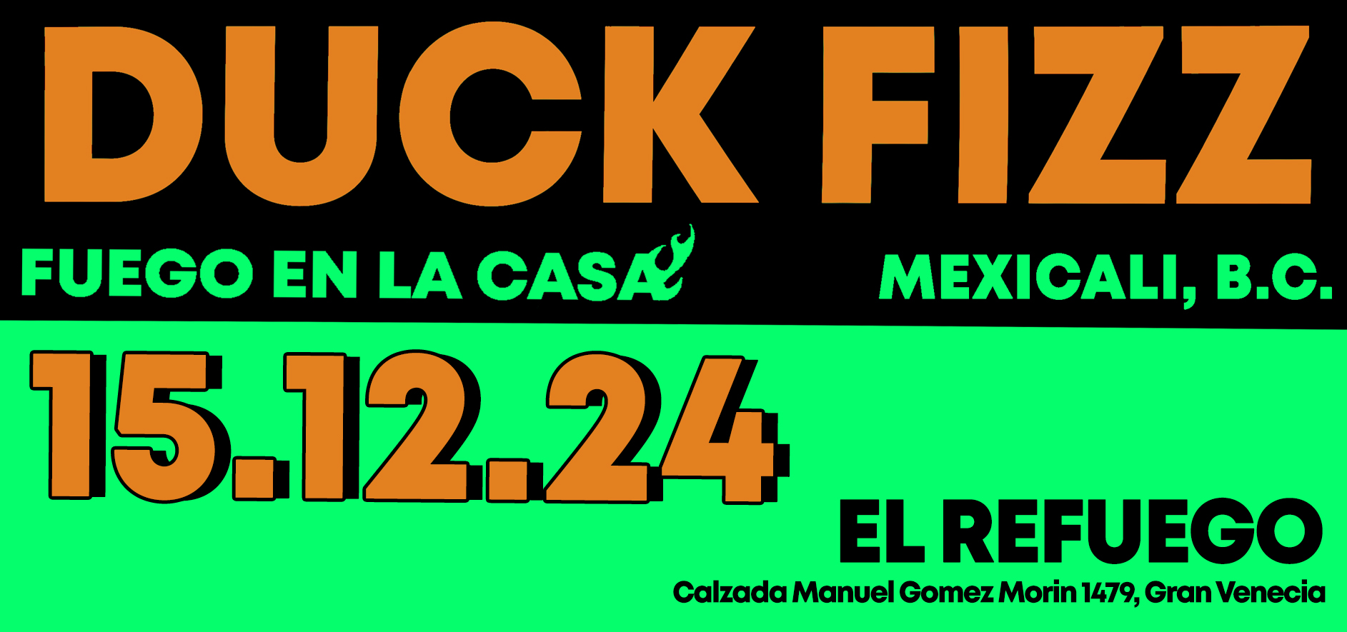 Fotografía promocional de Duck Fizz @ Mexicali