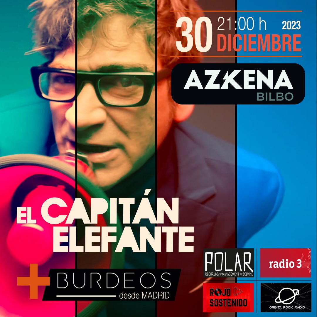 Fotografía promocional de El Capitán Elefante - Azkena (Bilbao)