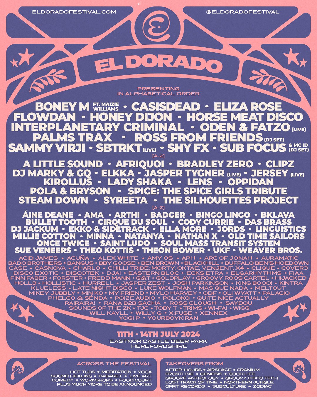 Promotional photograph of El Dorado Festival 2024.