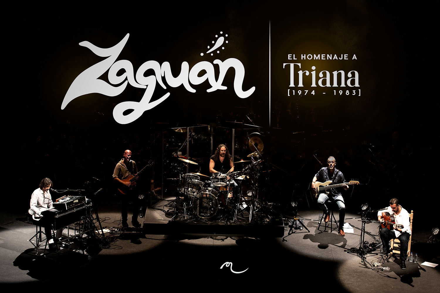 Fotografía promocional de El Homenaje a TRIANA 1974-1983 de ZAGUÁN en Sevilla