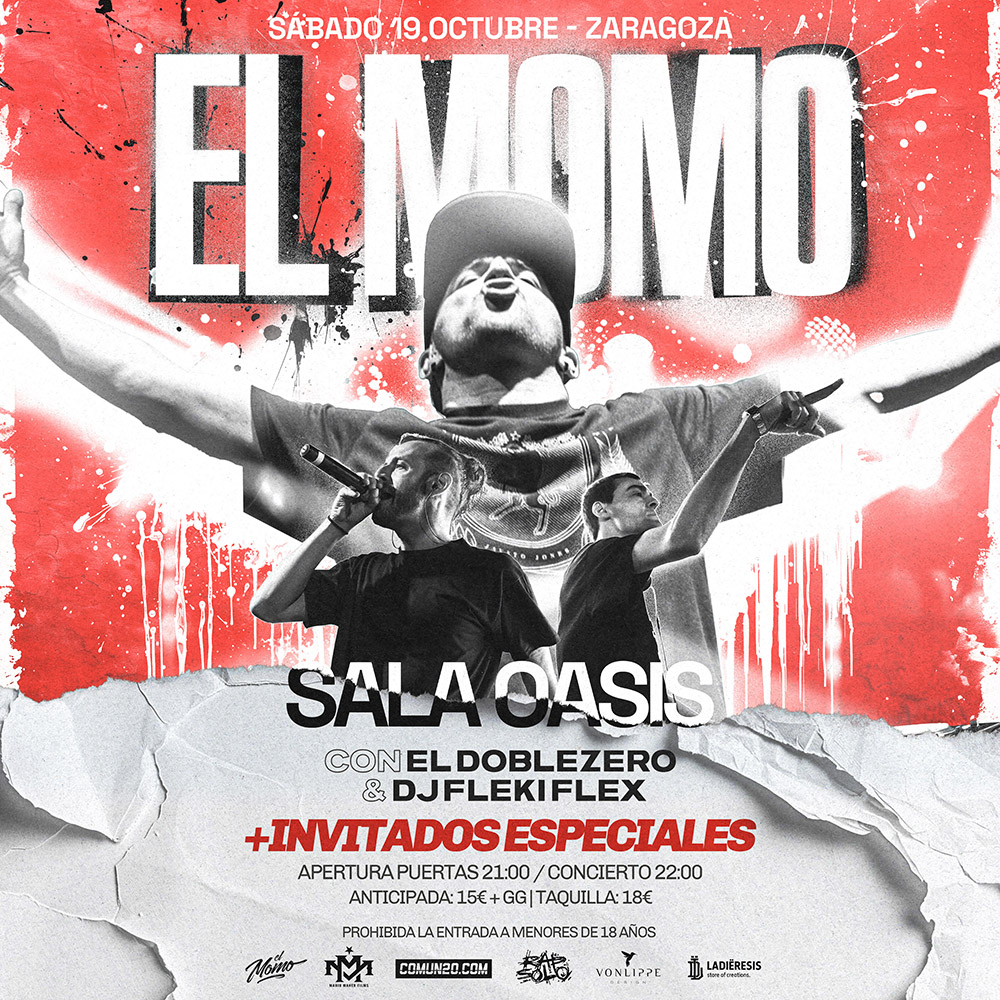 Fotografía promocional de EL MOMO en ZARAGOZA