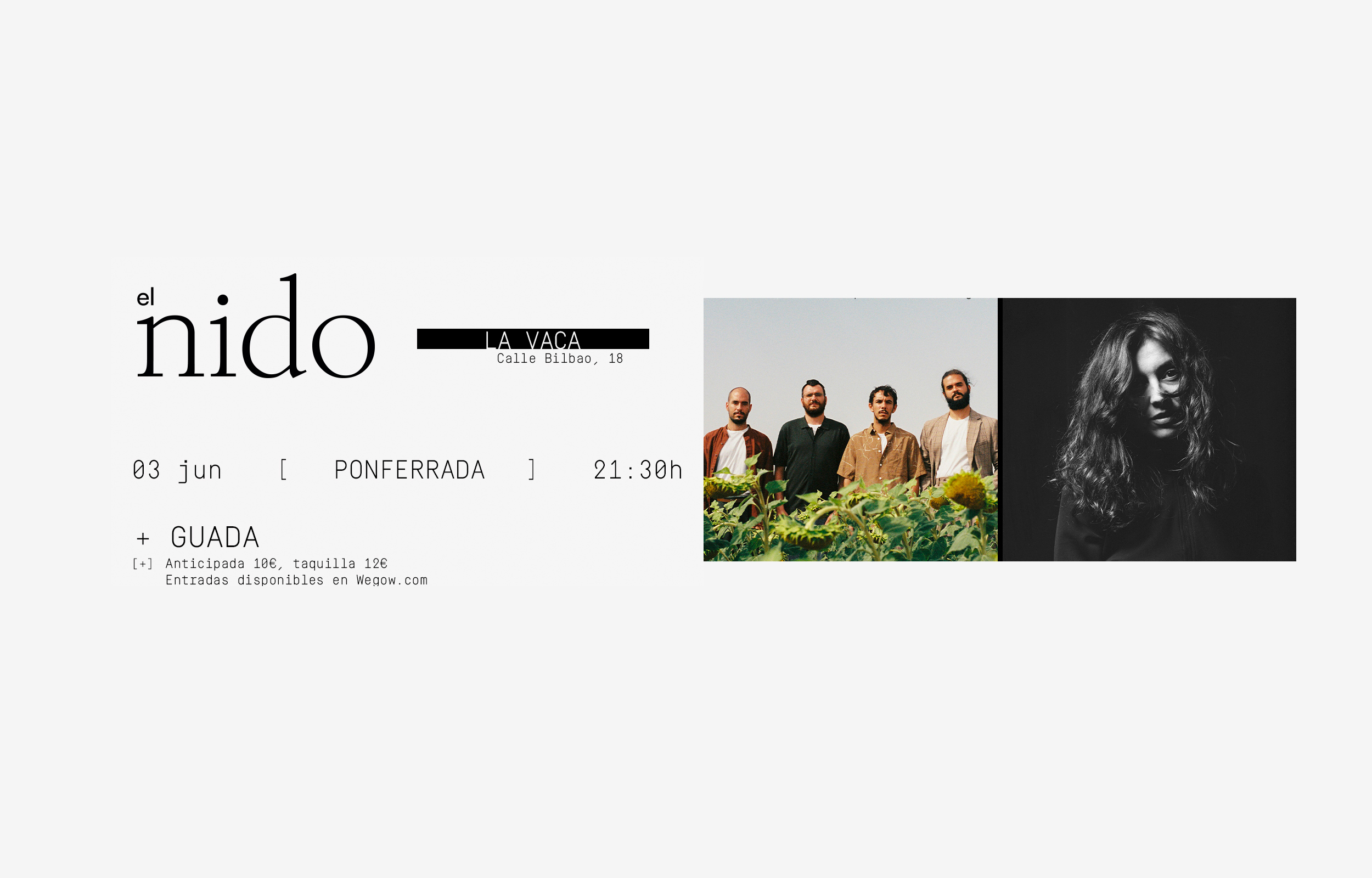 Fotografía promocional de El Nido + Guada en Ponferrada