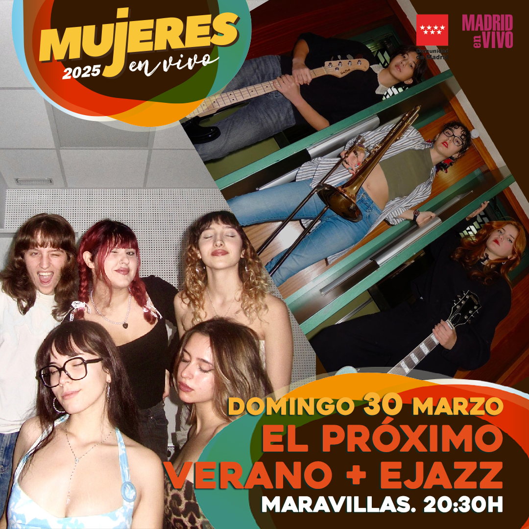 Fotografía promocional de Mujeres en Vivo 2025: El próximo verano + ejazz