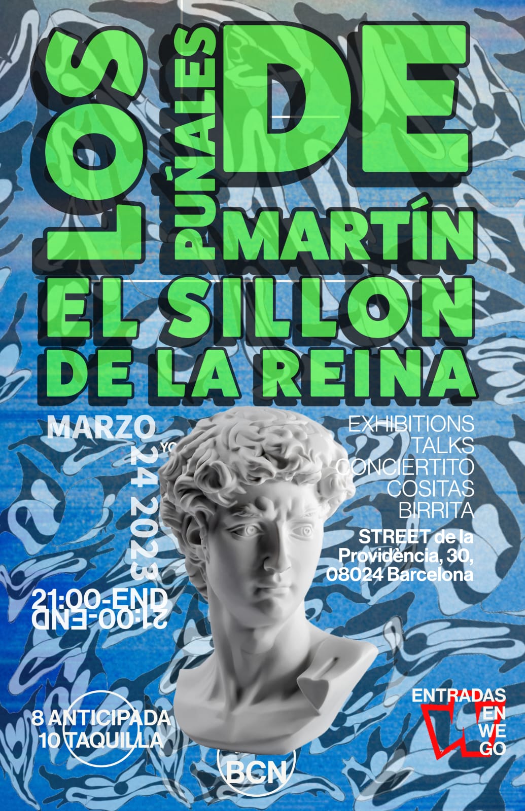 Fotografía promocional de El Sillón de la Reina + Los Puñales de Martín en Barcelona