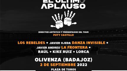 Danza Invisible + Tequila + Alejo Stivel concert in Olivenza